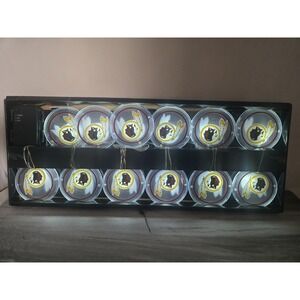 Washington Redskins New Old Stock String LED Lights Man Cave Party 9 Foot Long